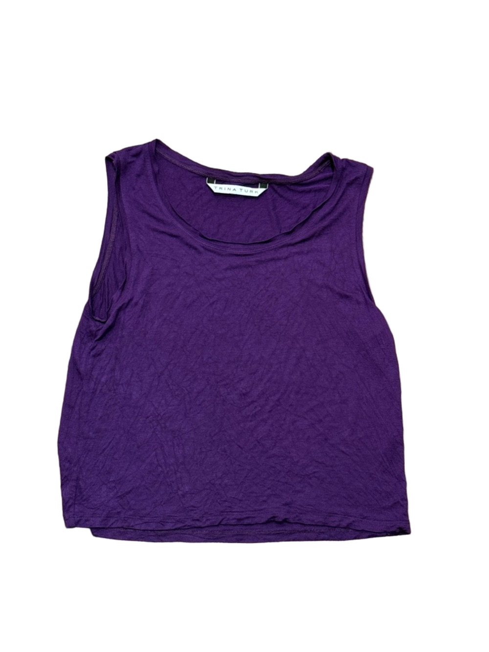 Trina Turk Tank Top, Purple | Size Medium